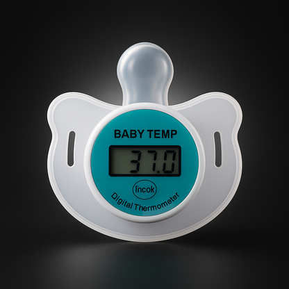 chupete con termometro